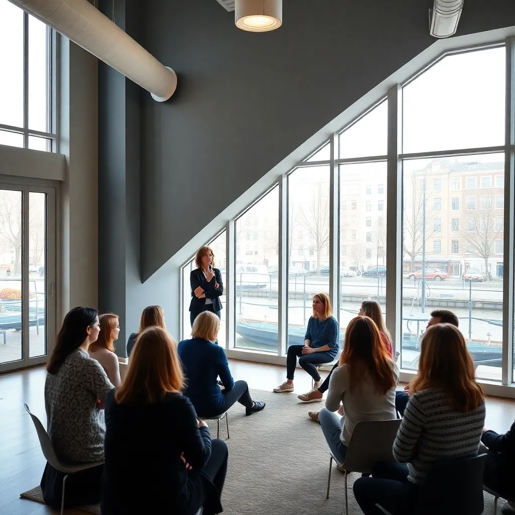 Nederlands gezin dat samen aan de keukentafel hun huishoudbudget plant