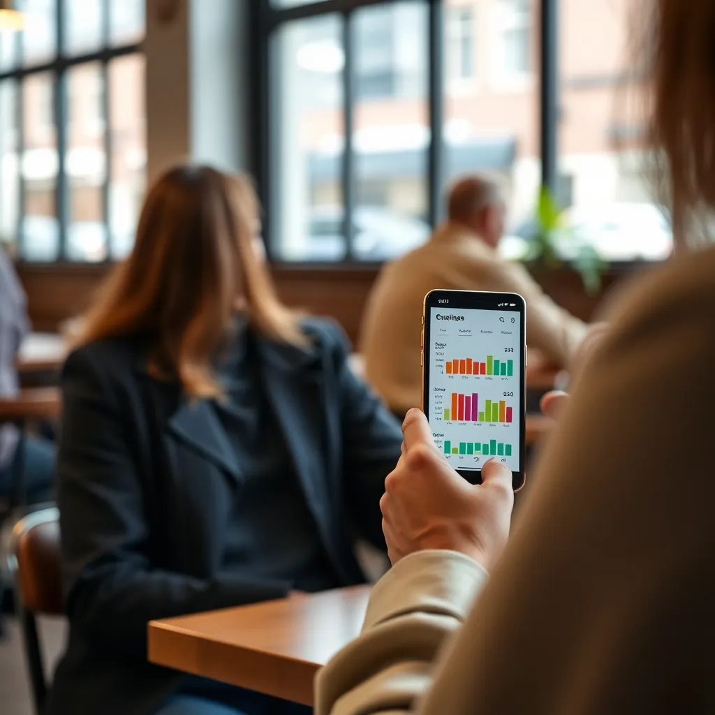 Tablet met waarden-gebaseerde budgetteringsapp